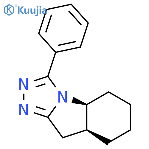 6H-1,2,4-Triazolo[4,3-a]indole, 4a,5,7,8,8a,9-hexahydro-3-phenyl-, cis- structure