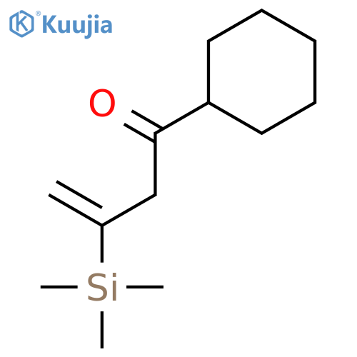3-Buten-1-one, 1-cyclohexyl-3-(trimethylsilyl)- structure
