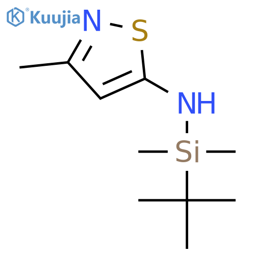 N-[tert-Butyl(dimethyl)silyl]-3-methyl-1,2-thiazol-5-amine structure