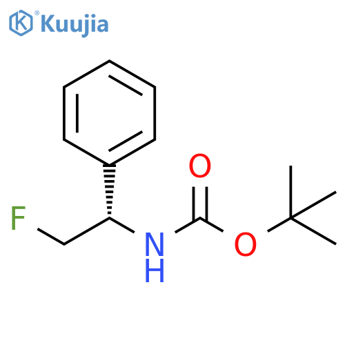 (S)-N-Boc-2-fluoro-1-phenylethanamine structure