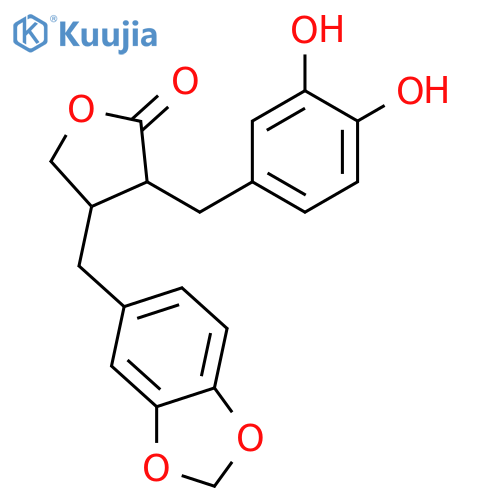 3,3',4,4'-Tetrahydroxy-8,8'-lignan-9,9'-olide; (8R,8'R)-form, 3',4'-Methylene ether structure