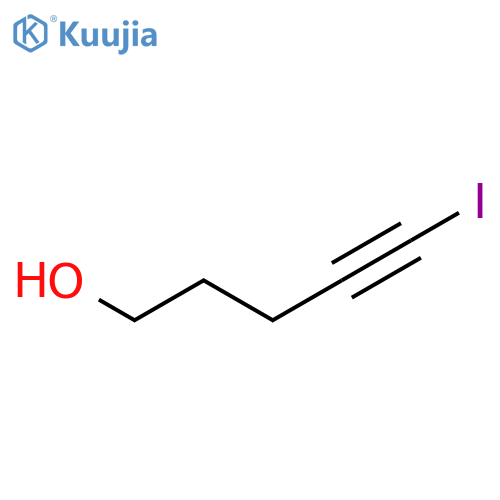4-Pentyn-1-ol, 5-iodo- structure