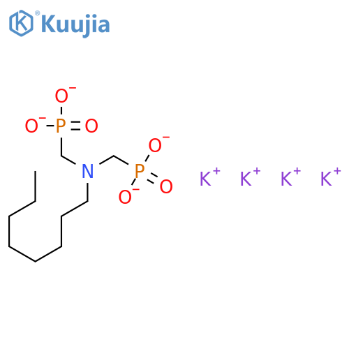 Phosphonic acid,[(octylimino)bis(methylene)]bis-, tetrapotassium salt (9CI) structure