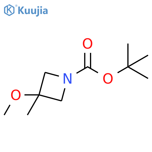 tert-butyl 3-methoxy-3-methylazetidine-1-carboxylate structure