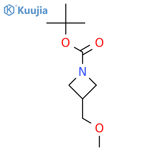 tert-Butyl 3-(methoxymethyl)azetidine-1-carboxylate structure