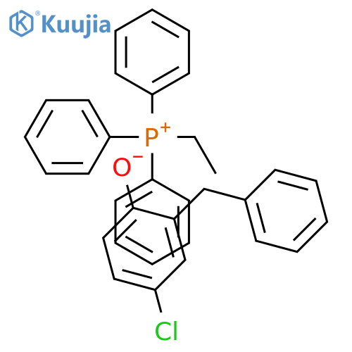 ethyltriphenylphosphonium, salt with 2-benzyl-4-chlorophenol (1:1) structure