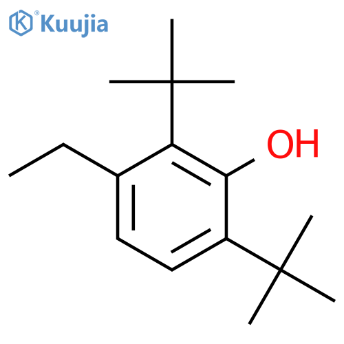 2,6-di-tert-butyl-3-ethylphenol structure
