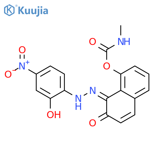 methyl [7-hydroxy-8-[(2-hydroxy-4-nitrophenyl)azo]-1-naphthyl]-carbamate structure
