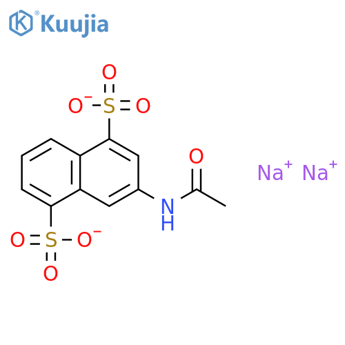 1,5-Naphthalenedisulfonicacid, 3-(acetylamino)-, sodium salt (1:?) structure