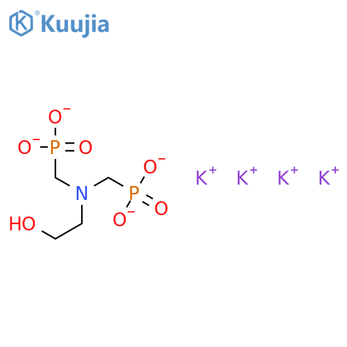 Phosphonic acid,P,P'-[[(2-hydroxyethyl)imino]bis(methylene)]bis-, potassium salt (1:?) structure