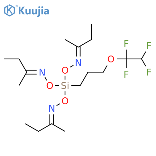 2-Butanone,O,O',O''-[[3-(1,1,2,2-tetrafluoroethoxy)propyl]silylidyne]trioxime (9CI) structure