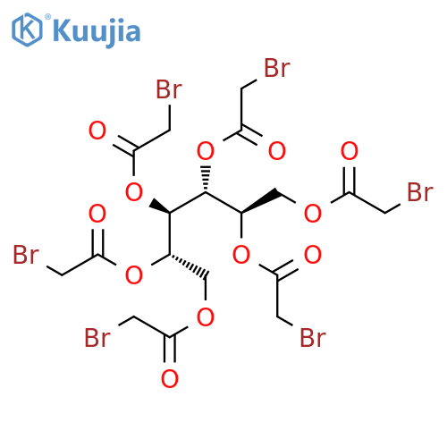 D-Glucitol,hexakis(bromoacetate) (9CI) structure