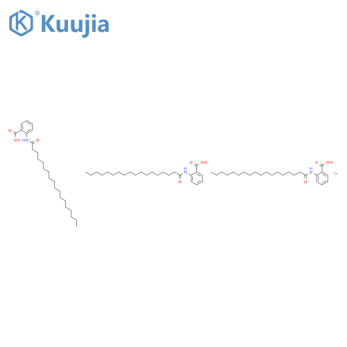 tris[(1-oxooctadecyl)anthranilato-O1,O2]chromium structure