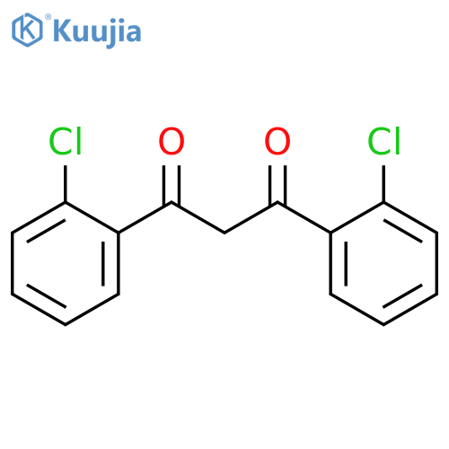 1,3-bis(2-chlorophenyl)propane-1,3-dione structure