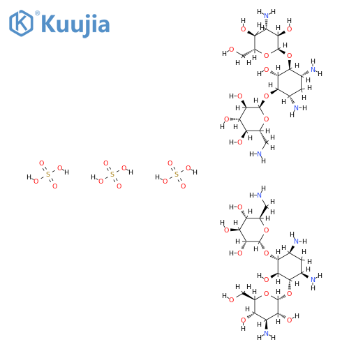 dikanamycin A tris(sulphate) structure