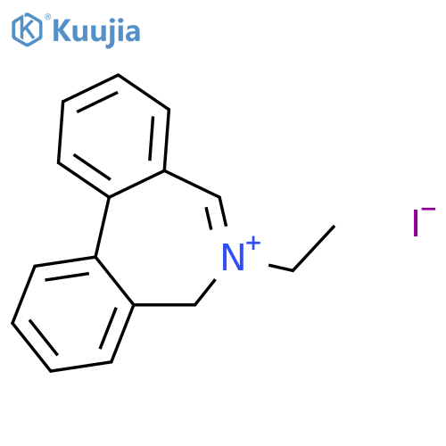 5H-Dibenz[c,e]azepinium, 6-ethyl-, iodide structure