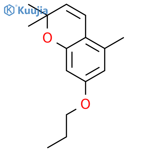 2H-1-Benzopyran, 2,2,5-trimethyl-7-propoxy- structure