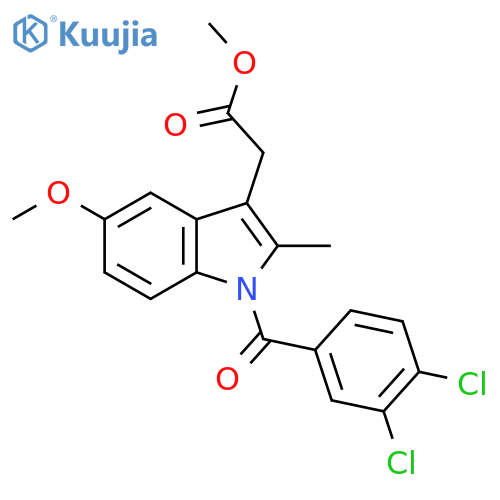 1-(3,4-Dichlorobenzoyl)-5-methoxy-2-methyl-1H-indole-3-acetic Acid Methyl Ester structure