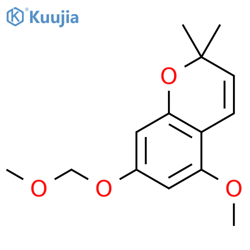 2H-1-Benzopyran, 5-methoxy-7-(methoxymethoxy)-2,2-dimethyl- structure