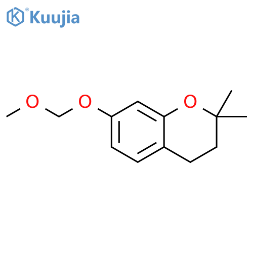 2H-1-Benzopyran, 3,4-dihydro-7-(methoxymethoxy)-2,2-dimethyl- structure