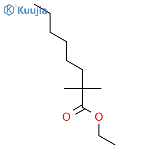 Octanoic acid,dimethyl-, ethyl ester (9CI) structure