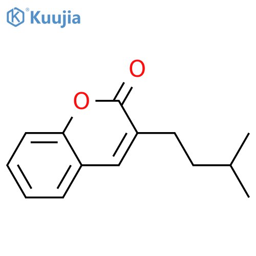 2H-1-Benzopyran-2-one,(3-methylbutyl)- (9CI) structure