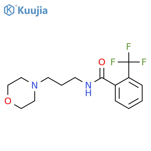 N-(3-Morpholin-4-yl-propyl)-2-trifluoromethyl-benzamide structure