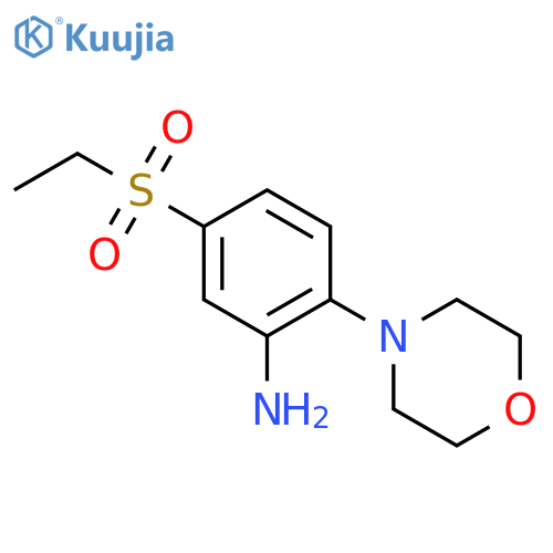 5-Ethylsulfonyl-2-morpholin-4-yl-aniline structure