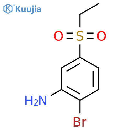 2-Bromo-5-(ethylsulfonyl)aniline structure