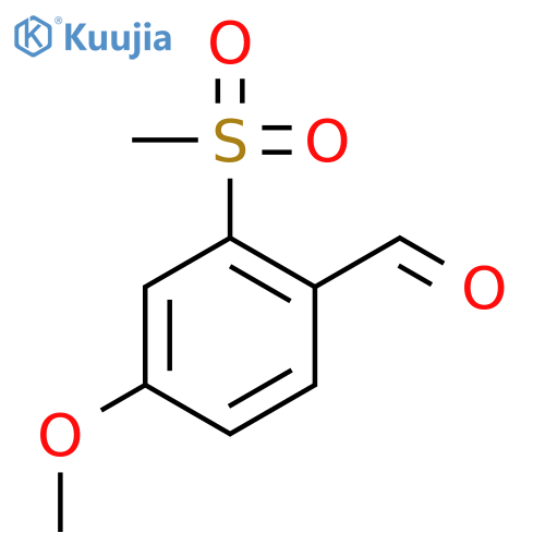 4-methoxy-2-(methylsulfonyl)benzaldehyde structure