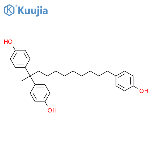Phenol,4,4'-[(4-hydroxyphenyl)-1-methyldecylidene]bis- (9CI) structure