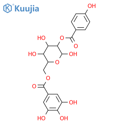6-Galloylglucose; 2-O-(4-Hydroxybenzoyl) structure