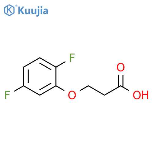 3-(2,5-difluorophenoxy)propanoic acid structure