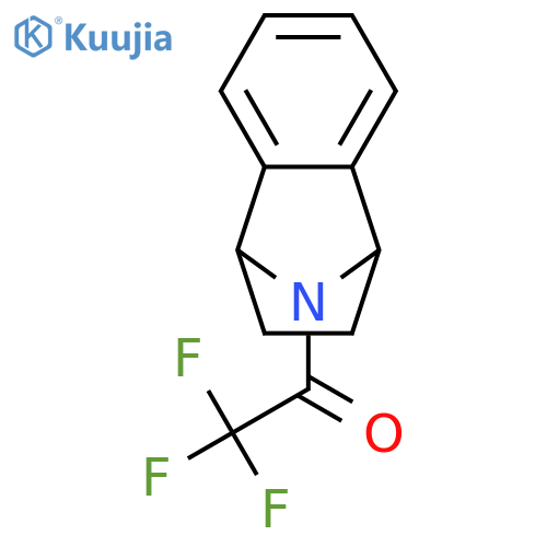 2,2,2-Trifluoro-1-(1,2,3,4-tetrahydronaphthalen-1,4-imin-9-yl)-ethanone structure