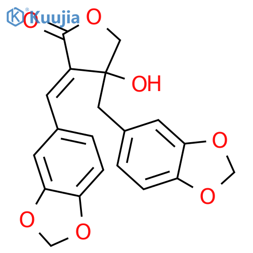 3,3',4,4',8'-Pentahydroxy-8,8'-lign-7-en-9,9'-olide; (7E,8'ξ)-form, 3,4:3',4'-Bis(methylene) ether structure