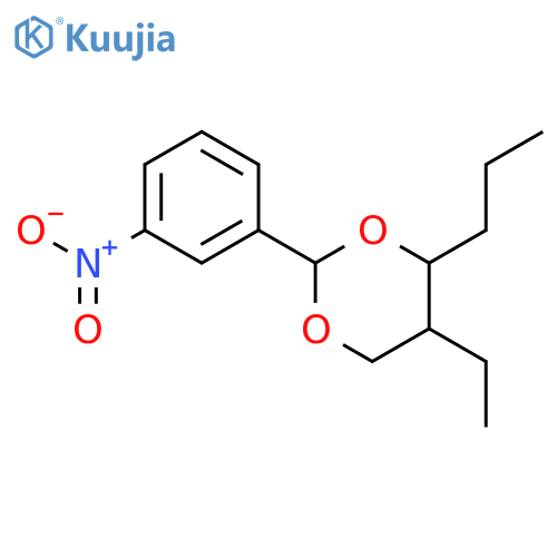 1,3-Dioxane,5-ethyl-2-(3-nitrophenyl)-4-propyl- structure