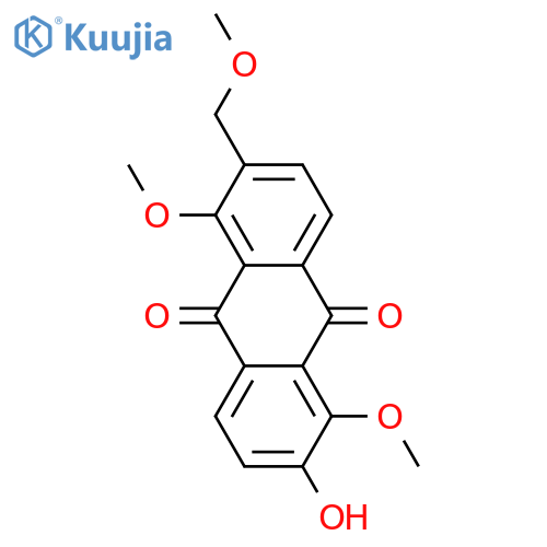 1,5,15-Tri-O-MethylMorindol structure