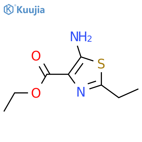 ethyl 5-amino-2-ethylthiazole-4-carboxylate structure