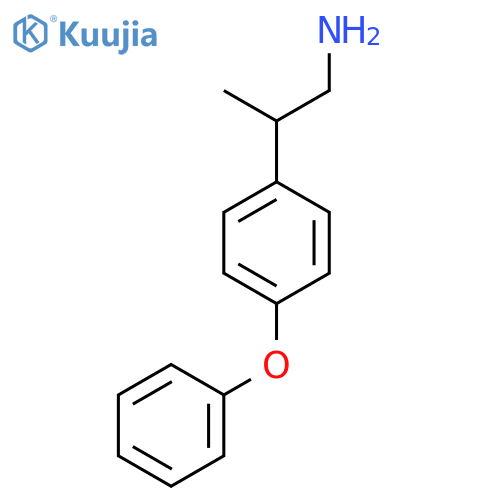 2-(4-phenoxyphenyl)propan-1-amine structure