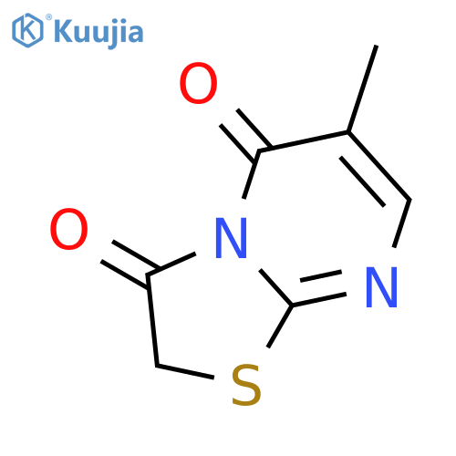 5H-Thiazolo[3,2-a]pyrimidine-3,5(2H)-dione, 6-methyl- structure