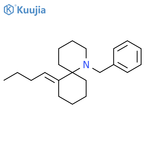 1-Azaspiro[5.5]undecane, 7-butylidene-1-(phenylmethyl)- structure