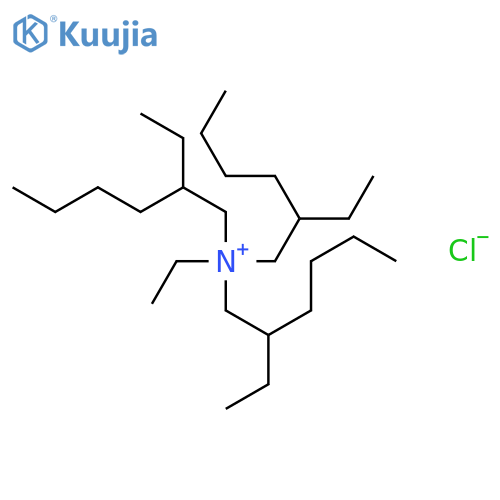 1-Hexanaminium,N,2-diethyl-N,N-bis(2-ethylhexyl)-, chloride (1:1) structure