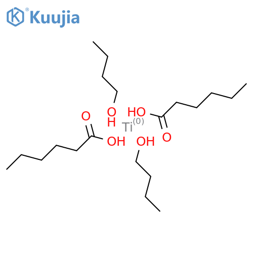 Dibutoxybis(hexanoato-O)titanium structure