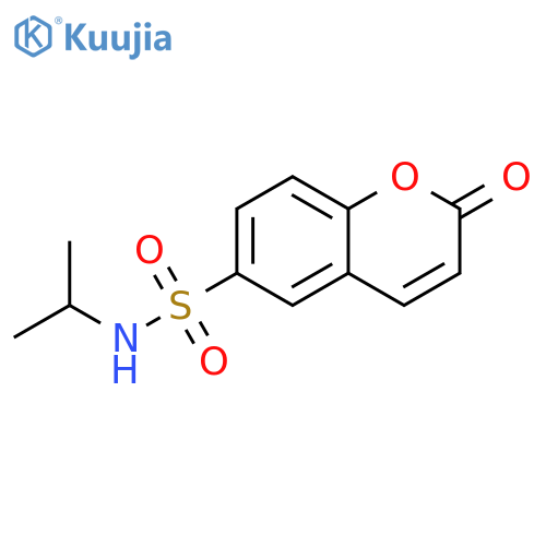 2-oxo-N-(propan-2-yl)-2H-chromene-6-sulfonamide structure