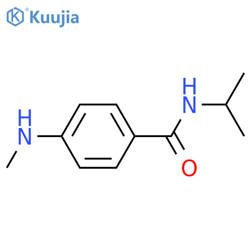 4-(methylamino)-N-propan-2-ylbenzamide structure