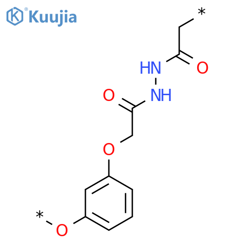 Poly[oxy-1,3-phenyleneoxy(2-oxo-1,2-ethanediyl)hydrazo(1-oxo-1,2-ethanediyl)] structure