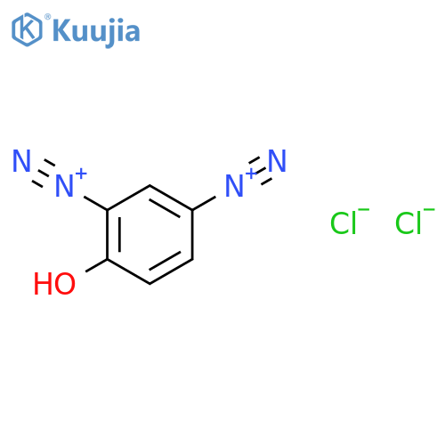 1,3-Benzenebis(diazonium), 4-hydroxy-, dichloride structure