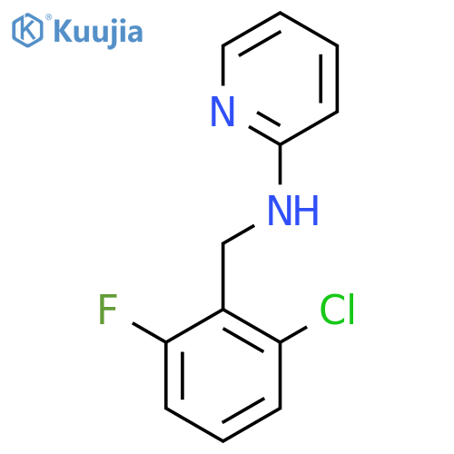 N-(2-chloro-6-fluorobenzyl)pyridin-2-amine structure