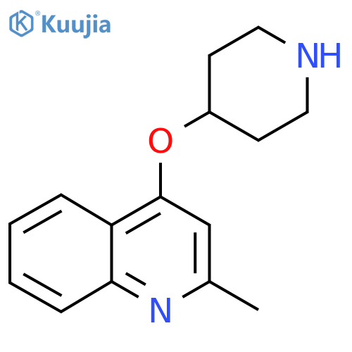 2-methyl-4-(piperidin-4-yloxy)quinoline structure