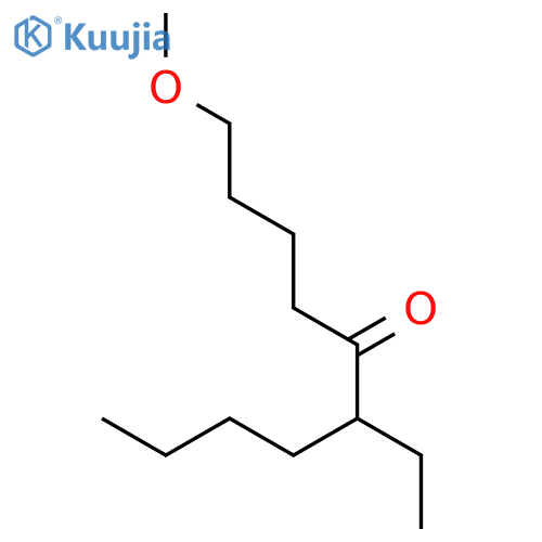 5-Decanone,6-ethyl-1-methoxy- structure
